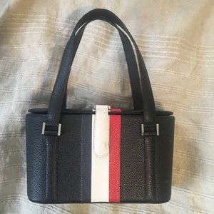 Brooks Brothers Black Fleece Leather Mini Bag